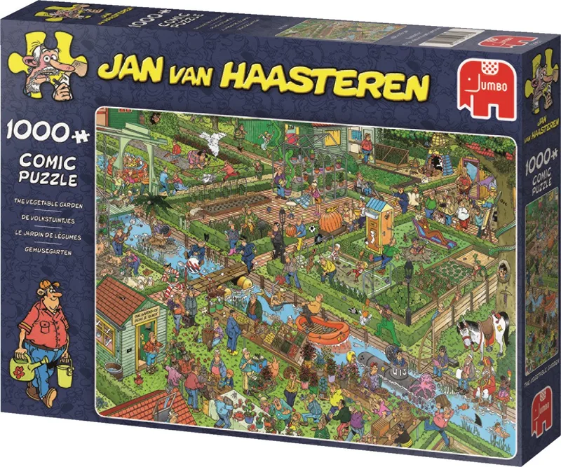 De Volkstuintjes - 1000 stukjes puzzel - Legpuzzel JVH from Jumbo, Multicolour edition – box