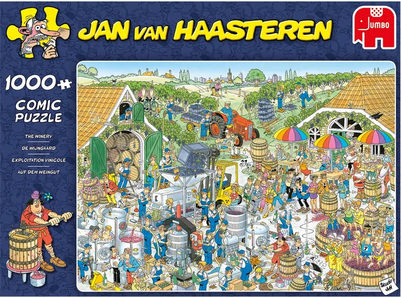 De Wijngaard - 1000 stukjes puzzel - Legpuzzel van Jumbo, editie Meerkleurig – doos