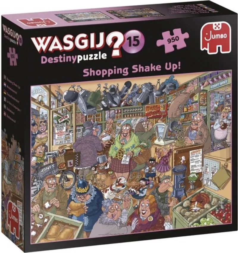 Destiny 15 Shopping Shake Up! Puzzel - 950 stukjes from Jumbo, Multicolour edition – box