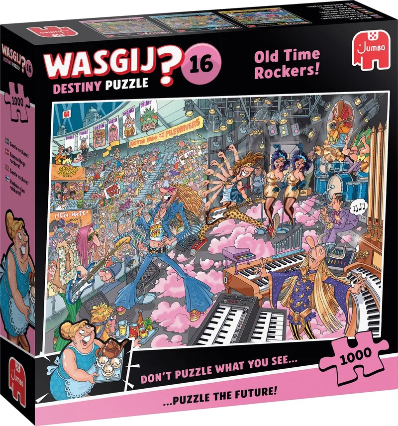 Destiny 16 - Old Time Rockers! - puzzel van 1000 stukjes de Jumbo, édition Multicolore – boîte