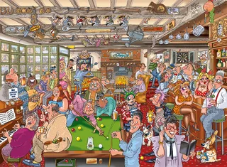 Destiny 19 Café De Puzzelhoek! puzzel - 1000 Stukjes von Jumbo, Ausgabe Mehrfarbig – Schachtel 2 von 3