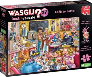 Destiny 27 - Van Cafetaria Naar Koffiebar! - 1000 stukjes puzzel - Legpuzzel von Jumbo, Ausgabe Mehrfarbig – Schachtel 1 von 2
