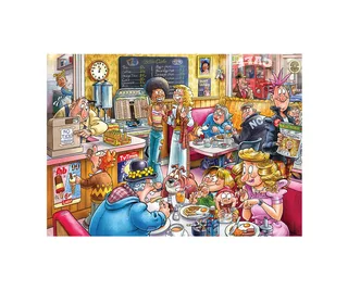 Destiny 27 - Van Cafetaria Naar Koffiebar! - 1000 stukjes puzzel - Legpuzzel von Jumbo, Ausgabe Mehrfarbig – Schachtel 2 von 2