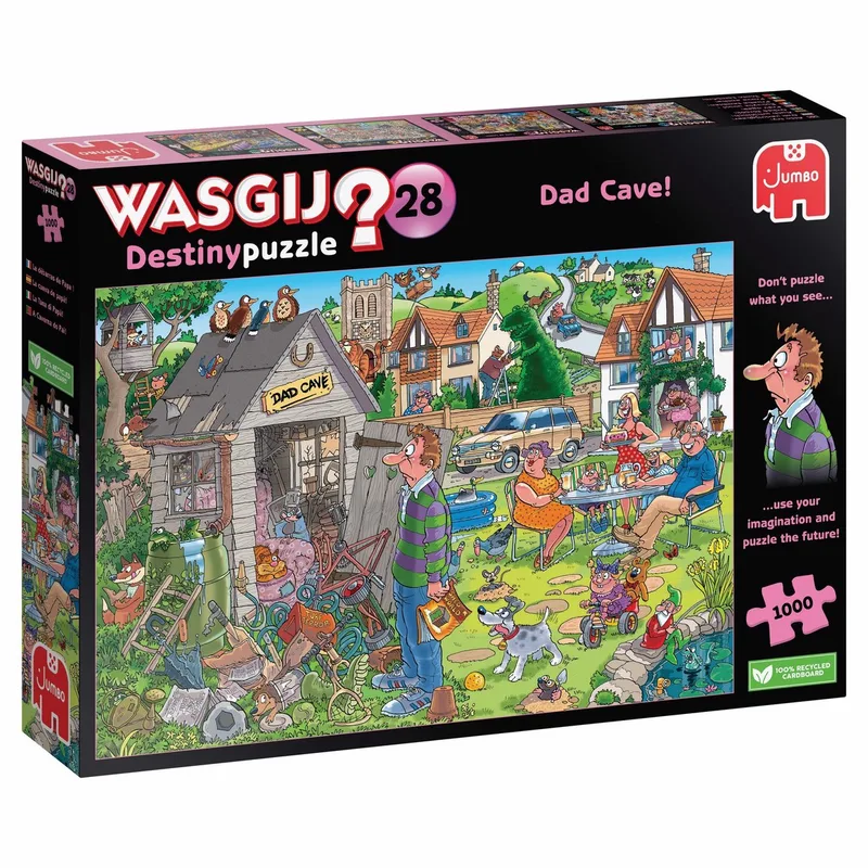 Destiny 28 - De Mancave Van Pa! - 1000 stukjes puzzel - Legpuzzel de Jumbo, édition Multicolore – boîte