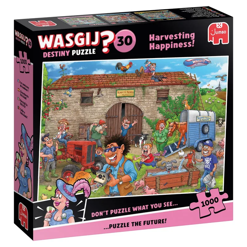 Destiny 30 - Een gelukkige oogst! - 1000 stukjes puzzel - Legpuzzel voor volwassenen - Vanaf 12 jaar puzzels van Jumbo, editie Meerkleurig – doos