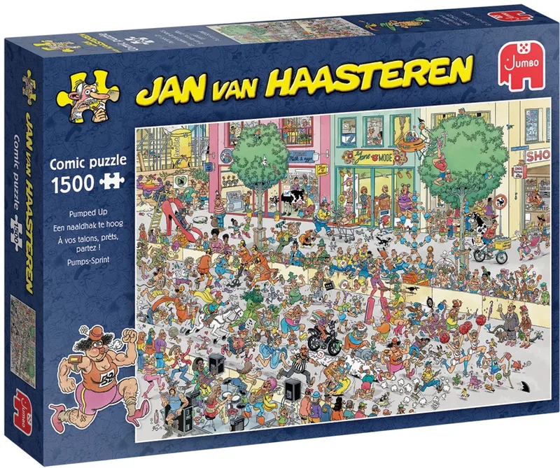 Een naaldhak te hoog - 1500 stukjes puzzel - Legpuzzel volwassenen de Jumbo, édition Multicolore – boîte
