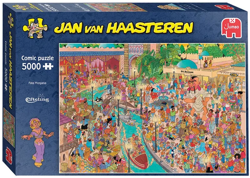 Efteling Fata Morgana - 5000 stukjes puzzel - Legpuzzel de Jumbo, édition Multicolore – boîte