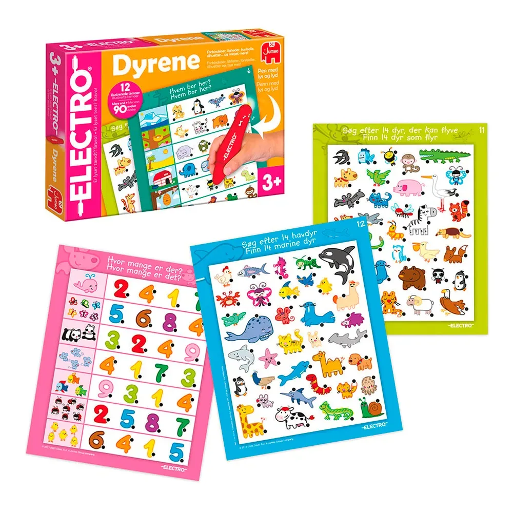 Jeu De Société Electro The Animals de Jumbo – boîte