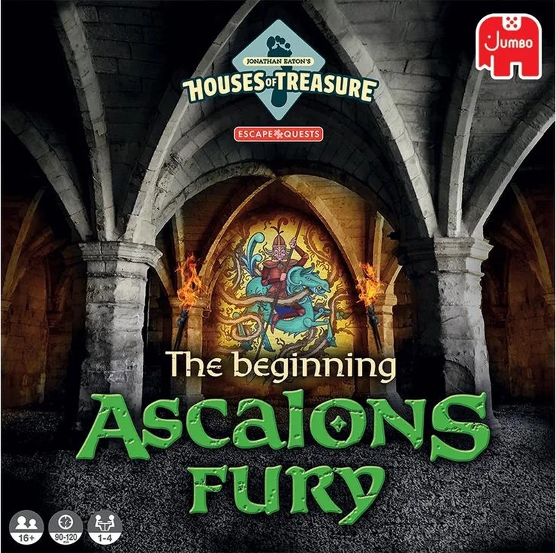 Escape Quest Le Commencement la Furie d'Ascalon Escape Game Puzzle from Jumbo – box
