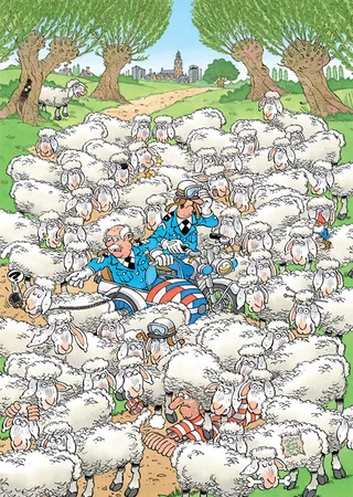 Expert 7 - Lam Gelegd - 500 stukjes puzzel - Legpuzzel van Jumbo, editie Meerkleurig – doos 2 van 2