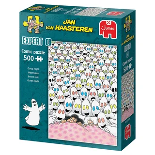 Expert - Welterusten - 500 stukjes puzzel von Jumbo, Ausgabe Mehrfarbig – Schachtel 2 von 2