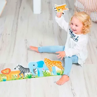 Goula Puzzle XXL Jungle from Small to Large - 16 pcs. 2D Puzzels von Jumbo – Schachtel 3 von 3