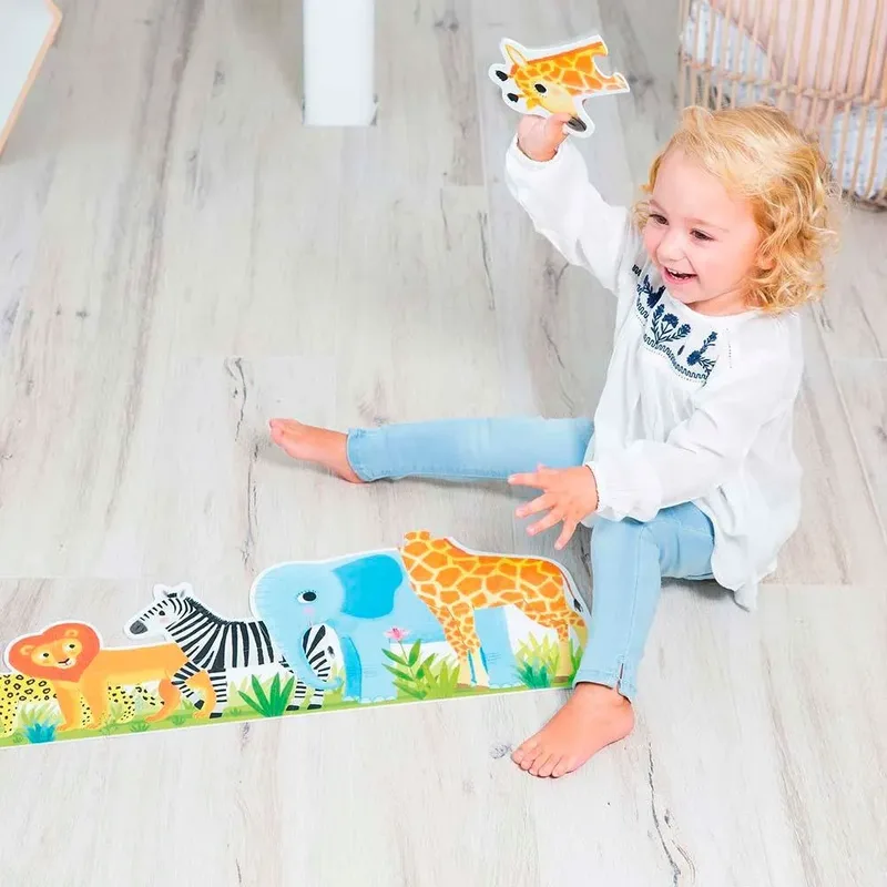 Goula Puzzle XXL Jungle from Small to Large - 16 pcs. 2D Puzzels von Jumbo – Schachtel 3 von 3