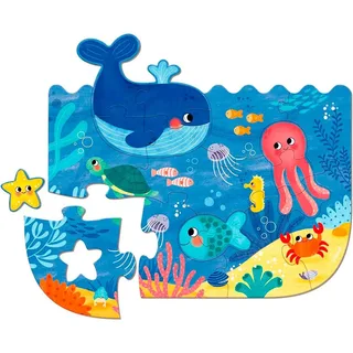 Goula Puzzle XXL Ocean - 18 pcs. 2D Puzzels van Jumbo – doos 2 van 3