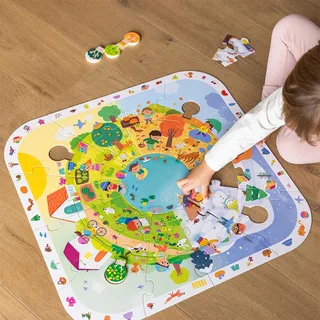 Goula Puzzle XXL Seasons - 29 pcs. 2D Puzzels fra Jumbo – æske 5 af 5