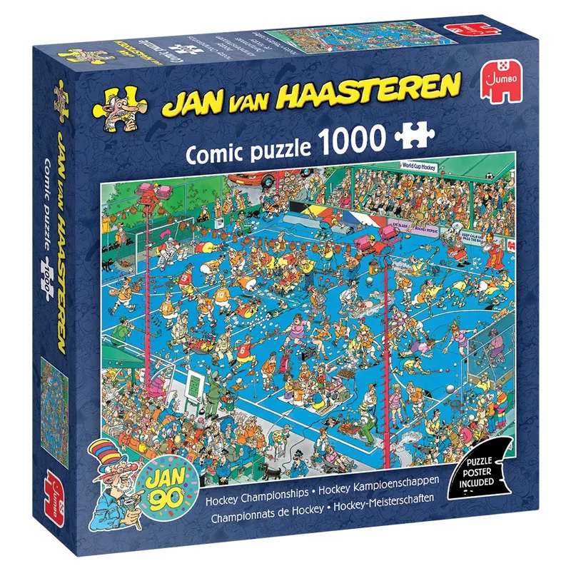 Hockey Kampioenschappen - 1000 stukjes de Jumbo, édition Multicolore – boîte
