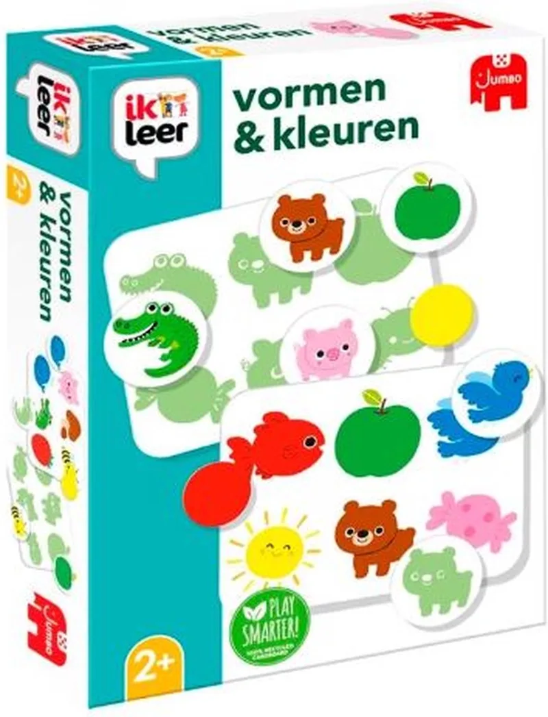 Ik leer vormen en kleur, Educatief spel, Kleuren spel, Jumbo from Jumbo, Multicolour edition – box