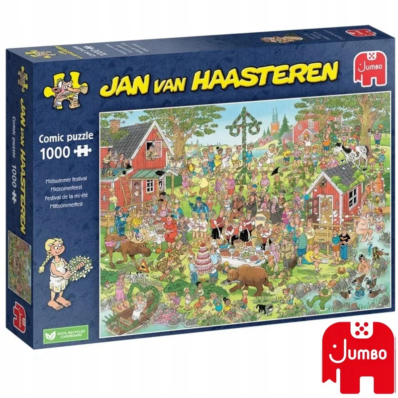 Jan van Haasteren Zomerfestival Puzzel 1000 Stukjes de Jumbo, édition Multicolore – boîte