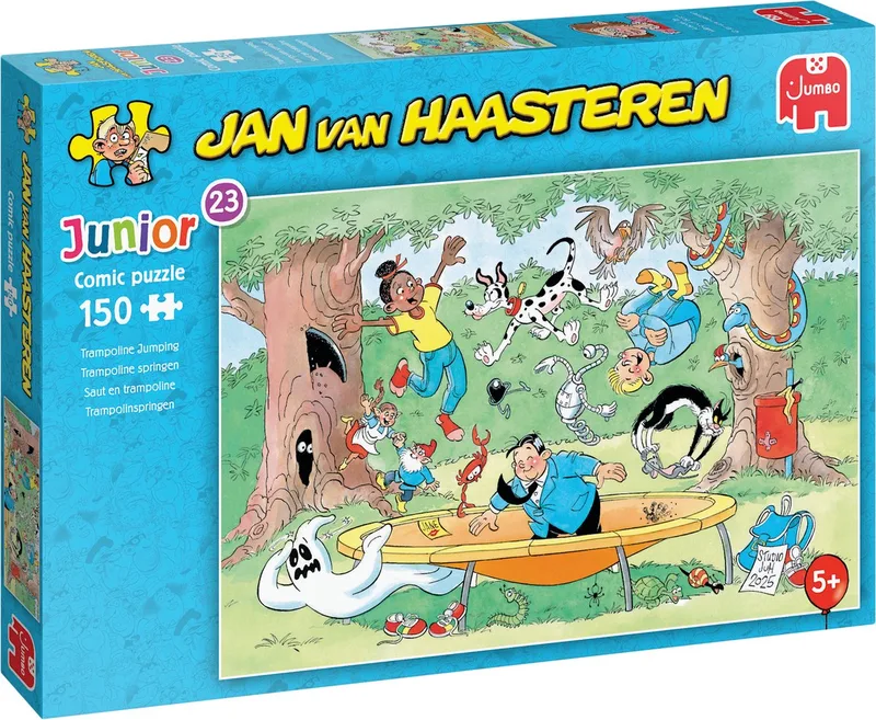 Junior 23 - Trampoline springen - 150 stukjes from Jumbo, Multicolour edition – box