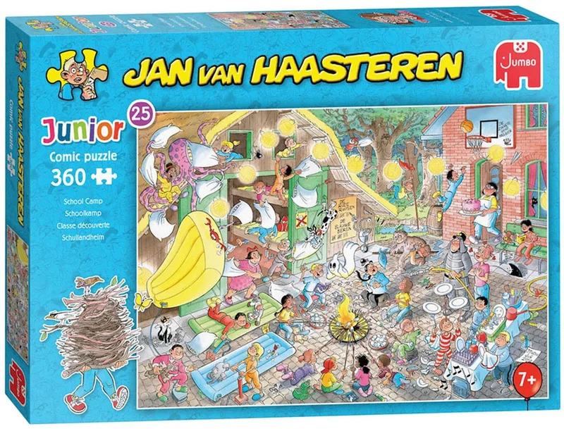 Junior 25 - Schoolkamp - 360 stukjes from Jumbo, Multicolour edition – box