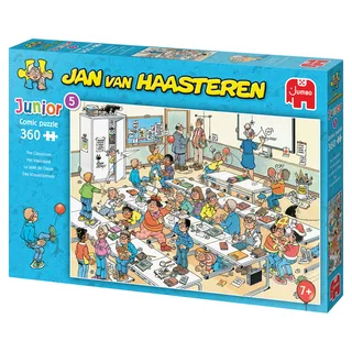 Junior - Het Klaslokaal - 360 stukjes - Kinderpuzzel van Jumbo, editie Meerkleurig – doos 2 van 2