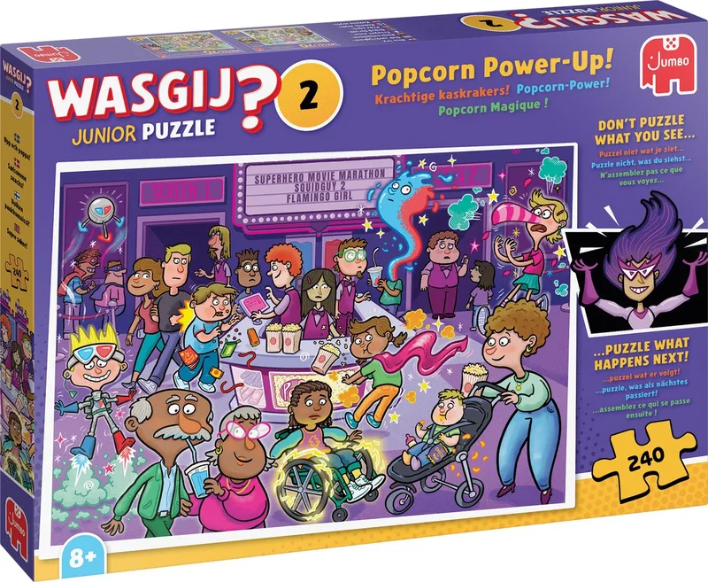 Junior - Krachtige kaskrakers! - 240 stukjes - Legpuzzel voor kinderen de Jumbo, édition Multicolore – boîte