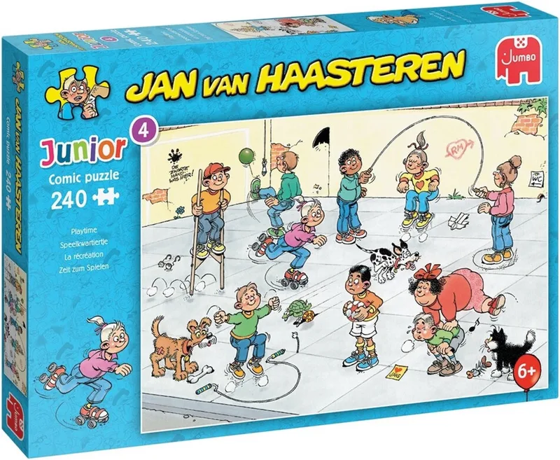 Junior puzzel - 240 stukjes - Kinderpuzzel van Jumbo, editie Speelkwartiertje – doos 1 van 2