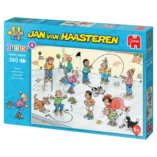 Junior puzzel - 240 stukjes - Kinderpuzzel van Jumbo, editie Speelkwartiertje – doos 2 van 2
