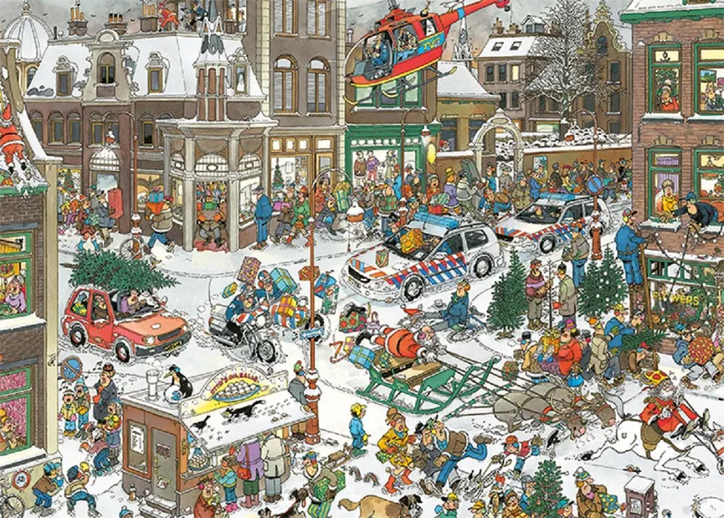 Kerstmis - 1000 stukjes puzzel - Legpuzzel from Jumbo, Multicolour edition – box 2 of 3