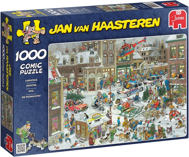 Kerstmis - 1000 stukjes puzzel - Legpuzzel from Jumbo, Multicolour edition – box 1 of 3