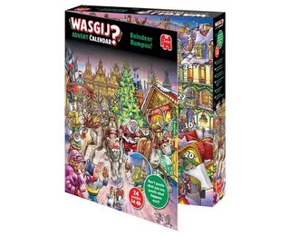 Kerstmis Adventskalender - Rendier-ravage! - 24 puzzels met 54 stukjes - Aftelkalender - Advent Calender van Jumbo, editie Meerkleurig – doos 2 van 5