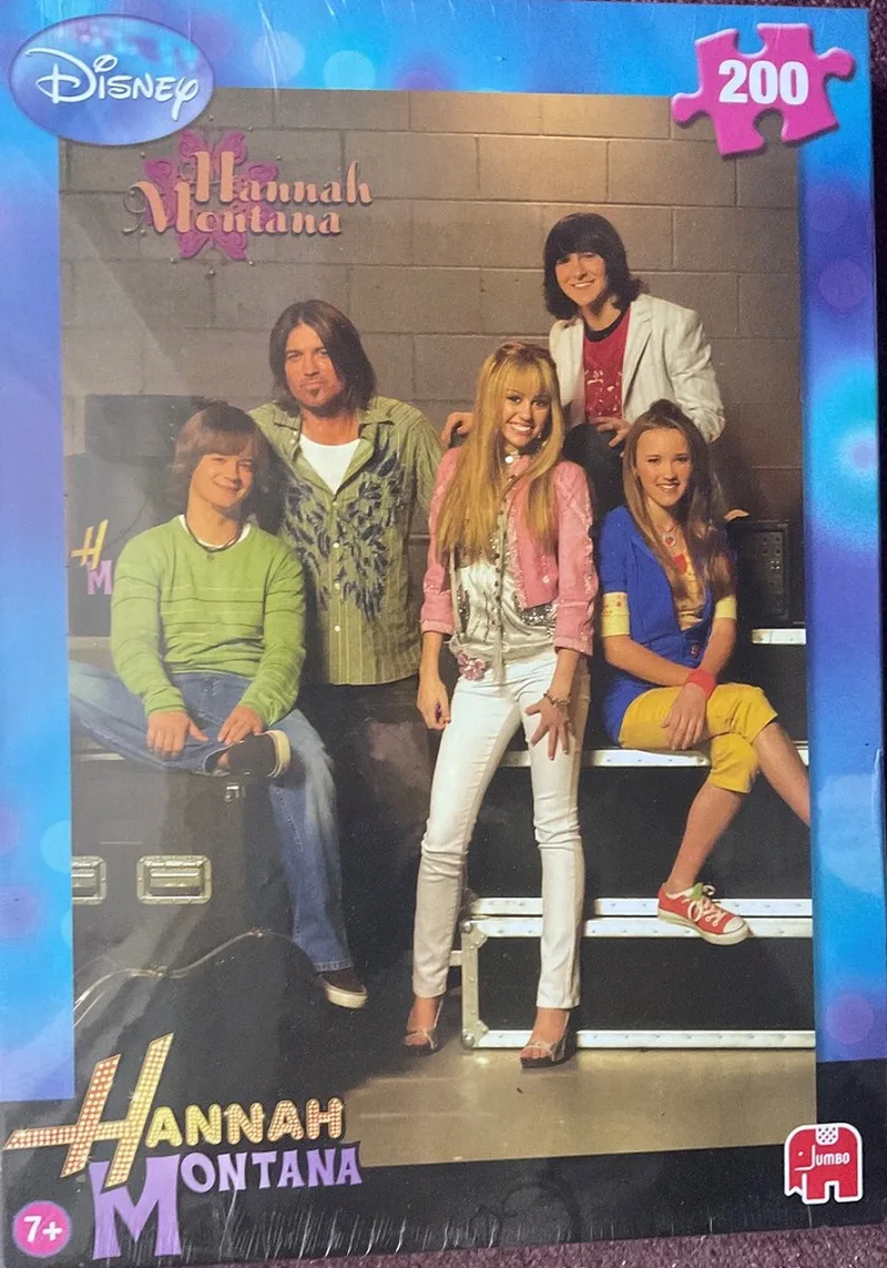 Kinder Legpuzzel - Hannah Montana - 200 stukjes van Jumbo, editie Meerkleurig – doos