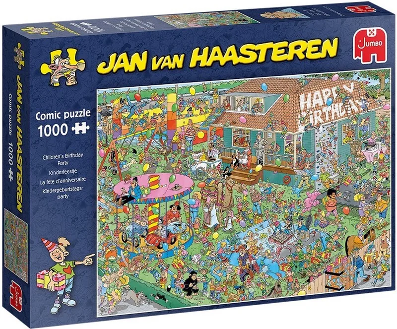 Kinderfeestje - 1000 stukjes puzzel - Legpuzzel from Jumbo, Multicolour edition – box