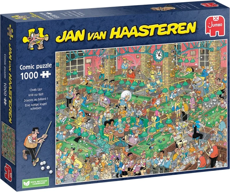 Krijt op Tijd! - Legpuzzel 1000 stukjes from Jumbo, Multicolour edition – box
