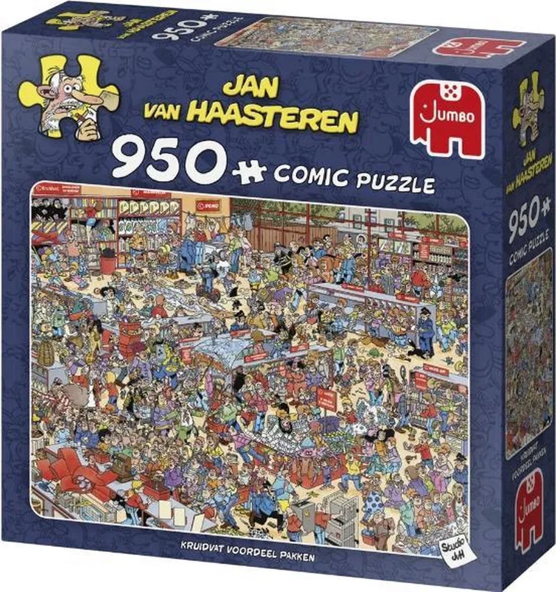 Kruidvat Voordeel Pakken puzzel - 950 stukjes van Jumbo, editie Meerkleurig – doos