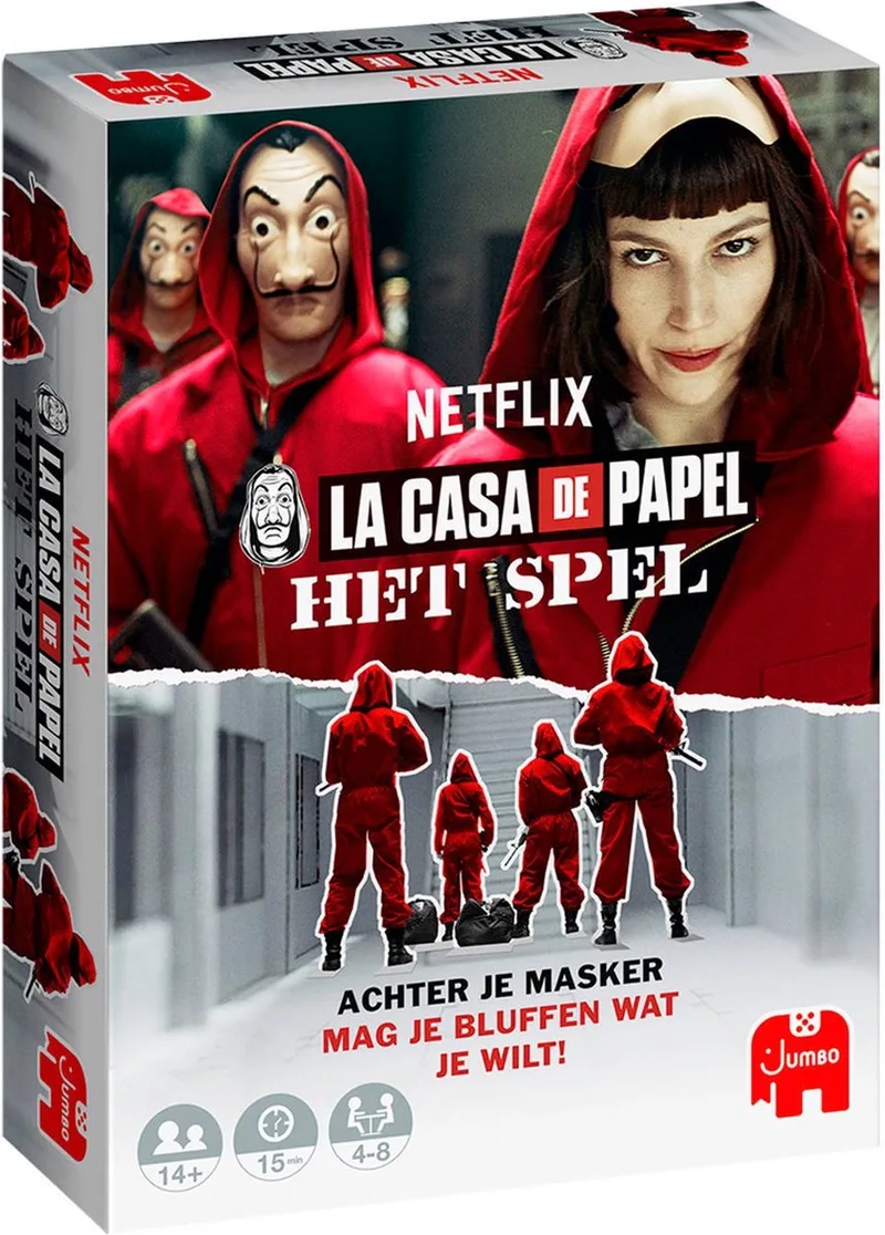 La Casa de Papel - Het Spel - Gezelschapsspel fra Jumbo – æske