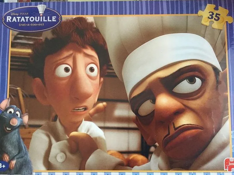Legpuzzel - 35 stukjes - Disney Ratatouille from Jumbo, Multicolour edition – box