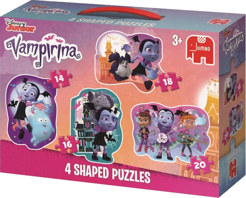 Legpuzzel Vampirina 4-in-1 68 Stukjes de Jumbo, édition Multicolore – boîte