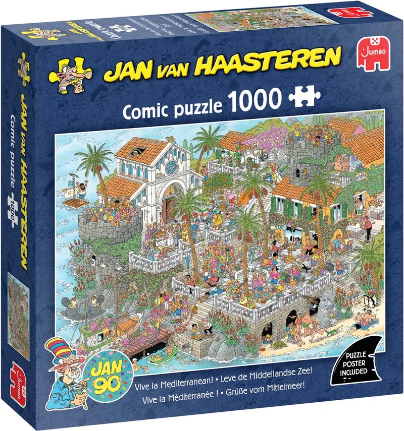 Leve de Middellandse Zee! - 1000 stukjes de Jumbo, édition Multicolore – boîte