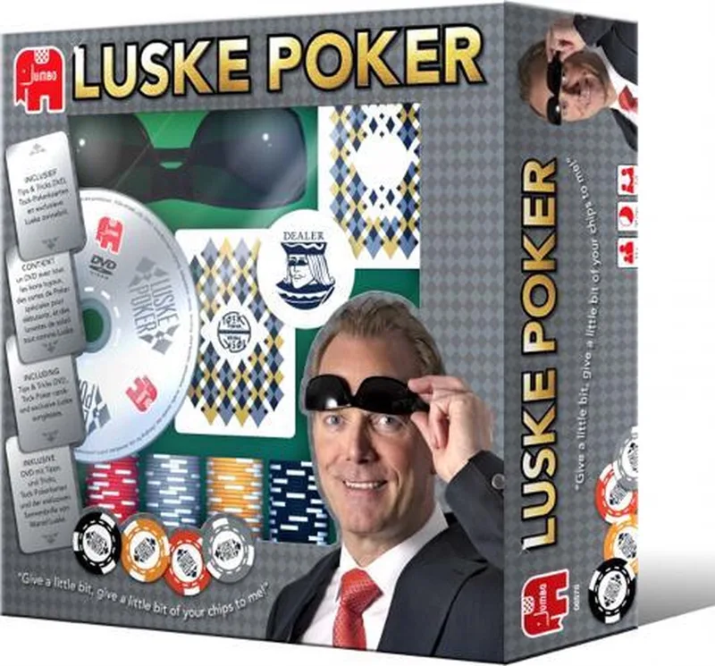 Luske Poker from Jumbo, Grijs edition – box