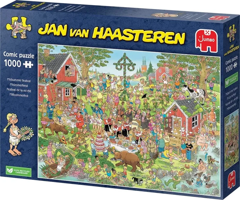 Midzomerfeest - 1000 stukjes puzzel - Legpuzzel from Jumbo, Multicolour edition – box