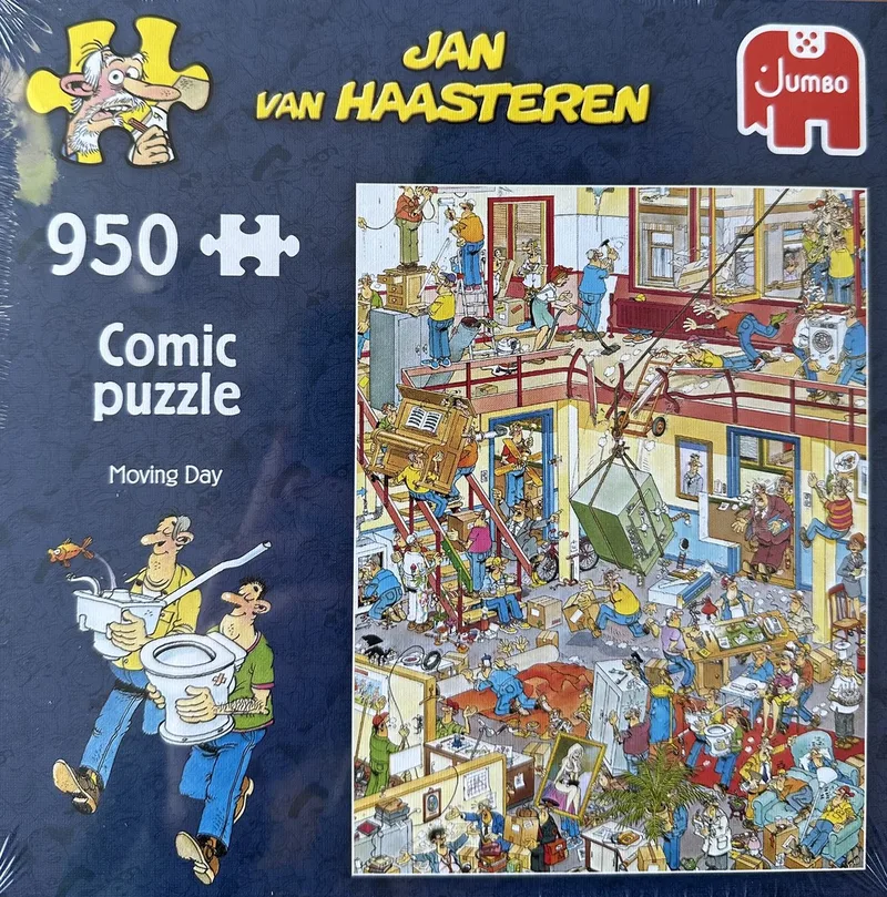 Moving Day puzzel - 950 stukjes van Jumbo, editie Meerkleurig – doos