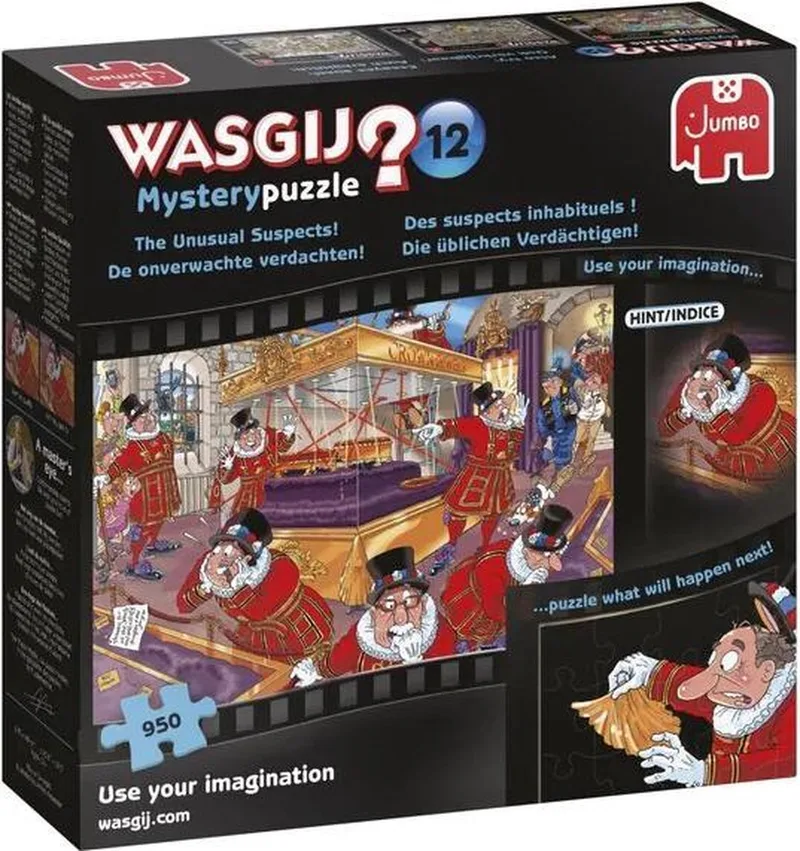 Mystery 12 De Onverwachte Verdachten! puzzel - 950 stukjes van Jumbo, editie Meerkleurig – doos