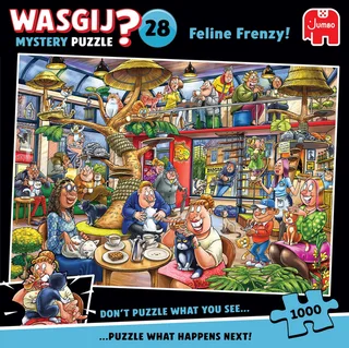 Mystery 28 - Kat-en-Muisspel! - 1000 Stukjes puzzel - Legpuzzel from Jumbo, Multicolour edition – box 3 of 4