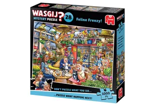 Mystery 28 - Kat-en-Muisspel! - 1000 Stukjes puzzel - Legpuzzel from Jumbo, Multicolour edition – box 4 of 4