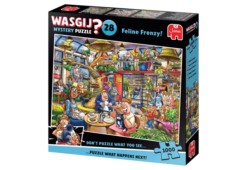 Mystery 28 - Kat-en-Muisspel! - 1000 Stukjes puzzel - Legpuzzel from Jumbo, Multicolour edition – box 4 of 4