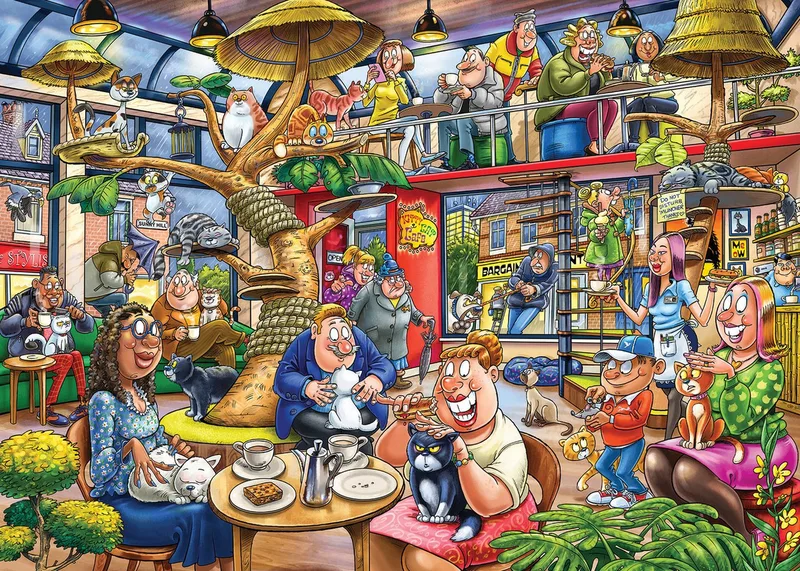 Mystery 28 - Kat-en-Muisspel! - 1000 Stukjes puzzel - Legpuzzel from Jumbo, Multicolour edition – box 2 of 4