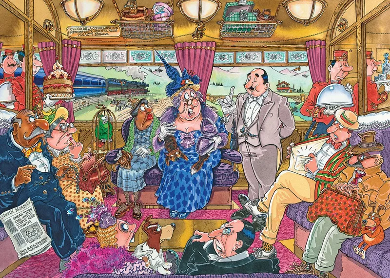 Mystery 9 - De Grote Treinroof! - 1000 stukjes puzzel - Legpuzzel volwassenen from Jumbo, Multicolour edition – box 2 of 3
