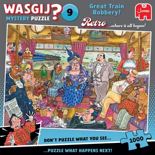 Mystery 9 - De Grote Treinroof! - 1000 stukjes puzzel - Legpuzzel volwassenen from Jumbo, Multicolour edition – box 3 of 3