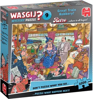 Mystery 9 - De Grote Treinroof! - 1000 stukjes puzzel - Legpuzzel volwassenen from Jumbo, Multicolour edition – box 1 of 3